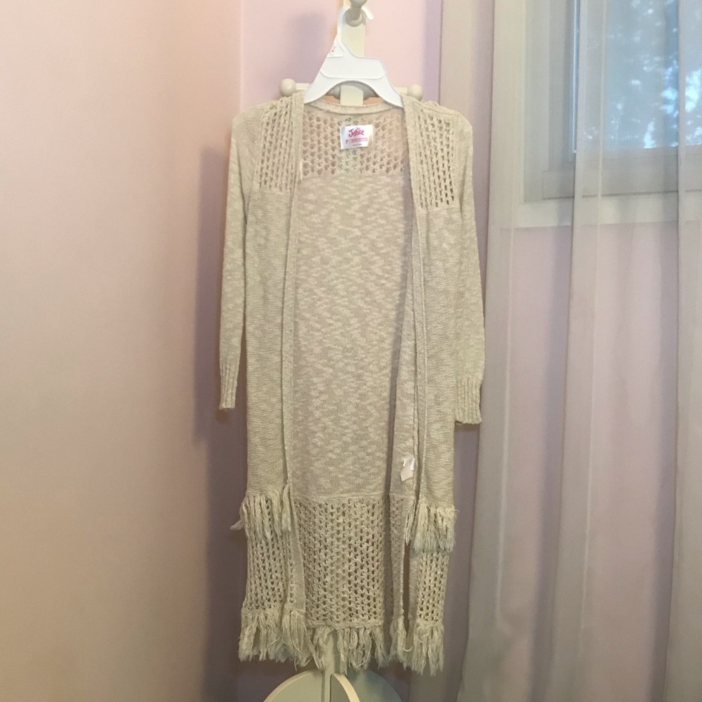 Cream Justice Cardigan!